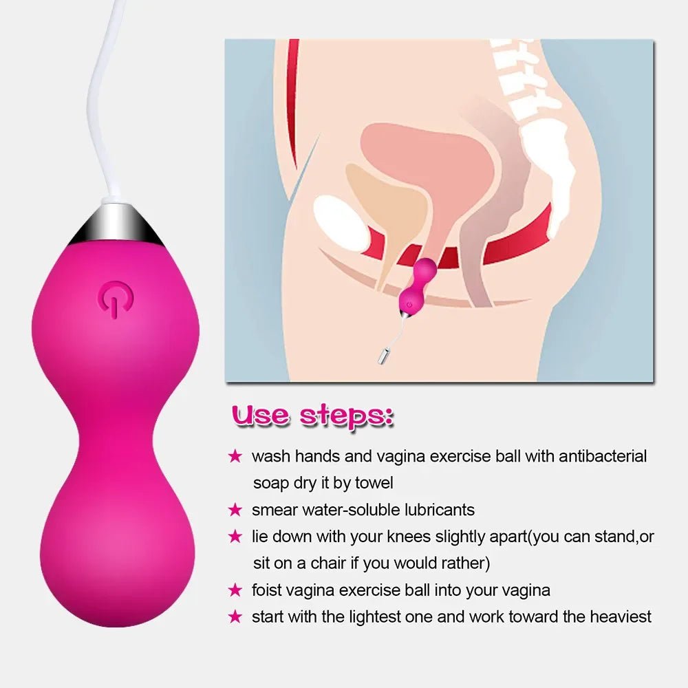 Vibrating Balls Stimulate Training Devices for Women's Wellness