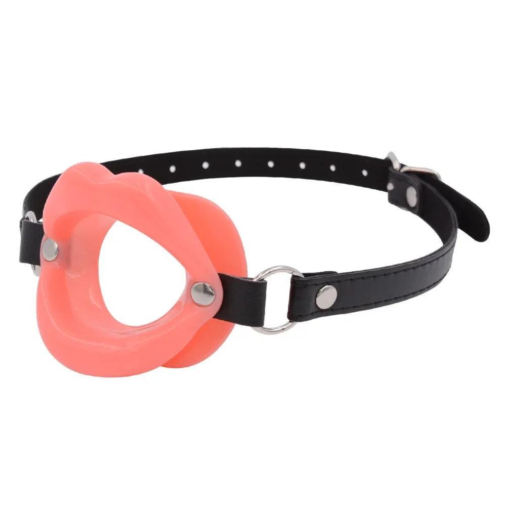 Adult Games Silicone Lips O Ring Open Mouth Gag Accessory