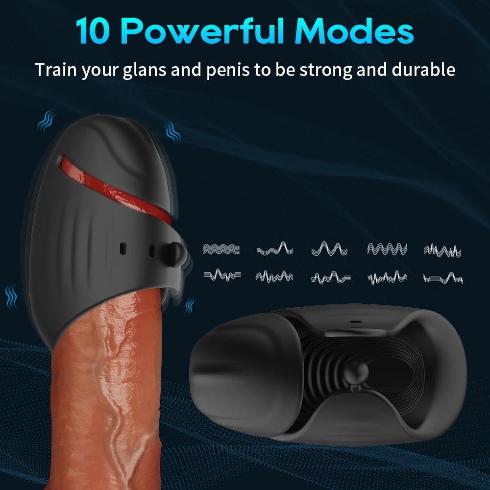 Men's Pleasure Training Vibrator APP Long Distance Control Device