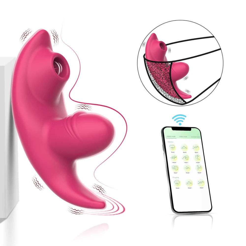 Couples Suctioning Vibrator from Sexshop Sext Shop for Pleasure