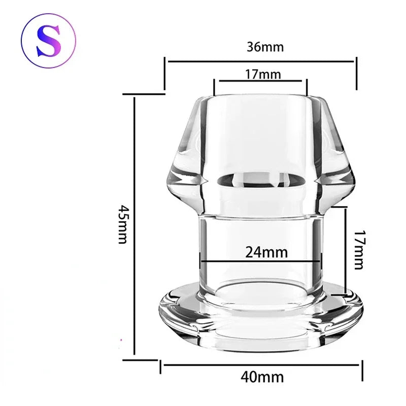 Hollow Plug 5 Sizes Huge Speculum Toy Set for Pleasure