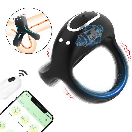 Vibrating Ring for Men Silicone Rings for Stronger Erection