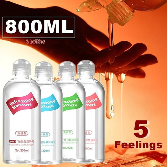 200ML Hyaluronic Acid Human Lubricant 5 Sensations Gel
