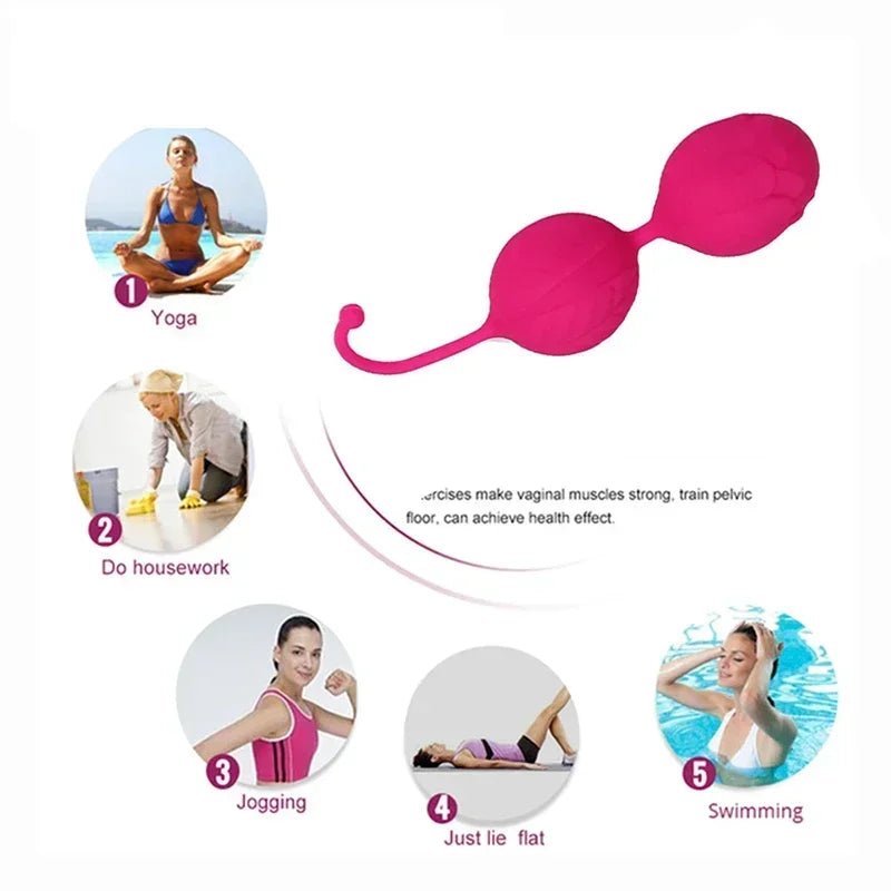 Silicone Kegel Balls for Strengthening and Enhanced Wellness