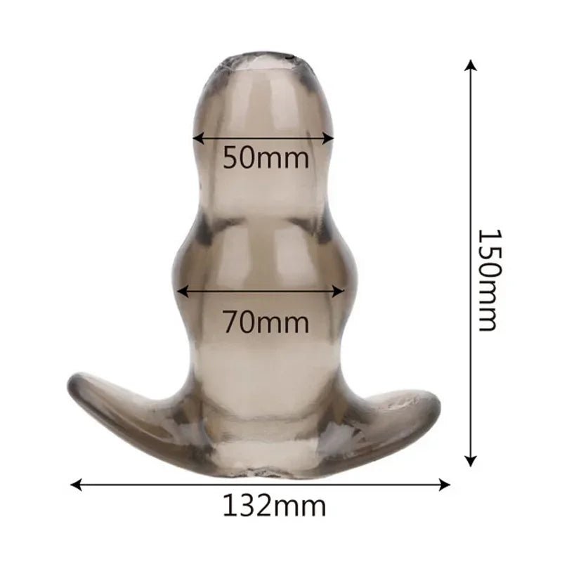 Silicone Hollow Dilator Gay Love Toys Butt Soft Speculum Enema Insert