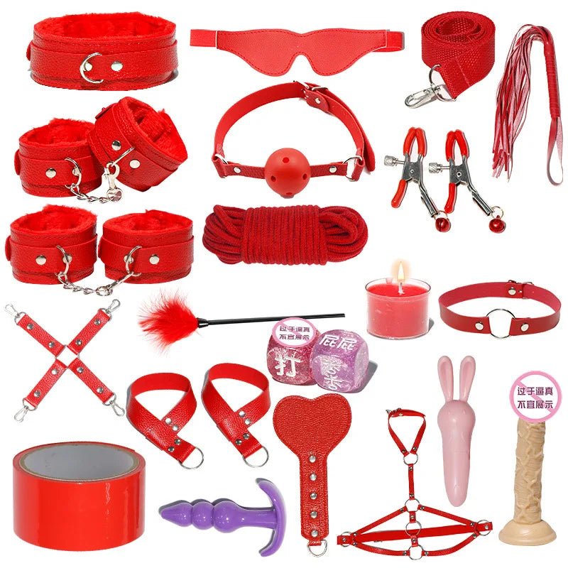 20Pcs BDSM Set Sex Toys for Couples Bondage Kit Fun