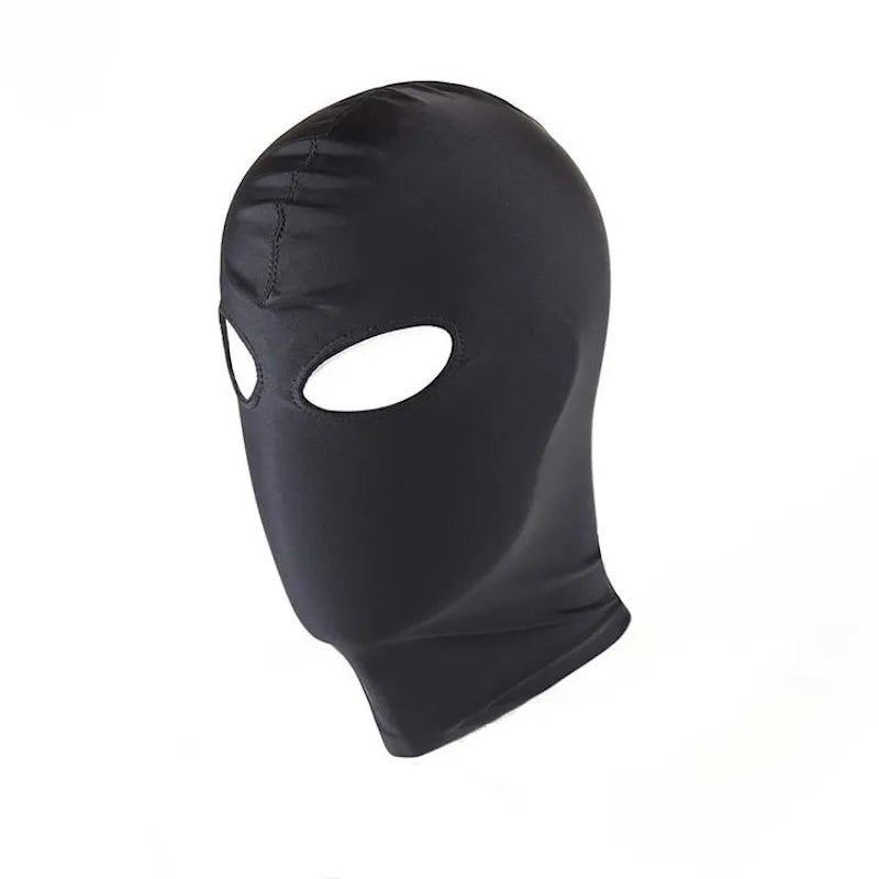 3 Hole Mask Hood Sexy Toys Open Mouth Eye Bondage Set