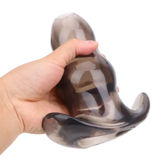 Silicone Hollow Dilator Gay Love Toys Butt Soft Speculum Enema Insert