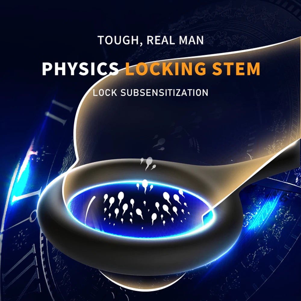 Training Endurance Vibrator Electric Shock Device for Men
