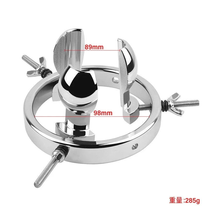 Pleasure Shop Huge Adjustable Metal Plug Toy for Pleasure