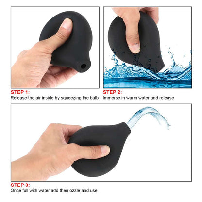 Anal Washer Nozzle Pump For Women Vaginal Shower Enema