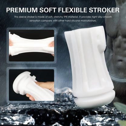Automatic Pump Sucking Oral Cup Vibrator for Pleasure