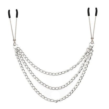 Metal Chain Nipple Clamps Clips BDSM Teasing Adult Toys
