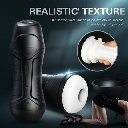 Automatic Pump Sucking Oral Cup Vibrator for Pleasure