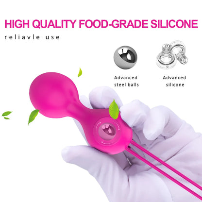 2 Pcs Silicone Kegel Ben Wa Ball Set for Pelvic Strengthening