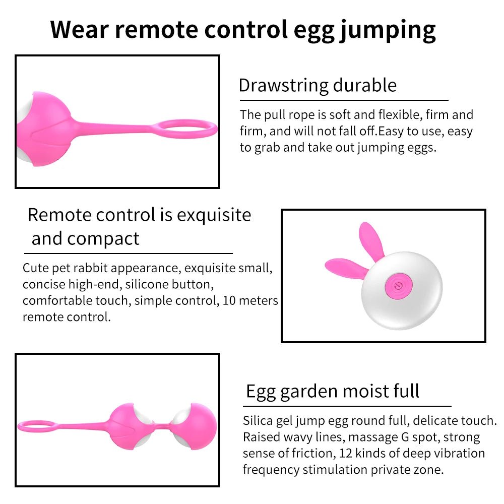 Silicone Smart Ball Vibrator for Women - Kegel Fitness Device