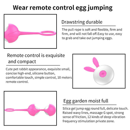 Silicone Smart Ball Vibrator for Women - Kegel Fitness Device