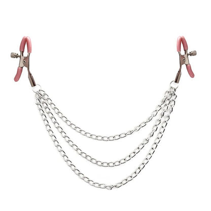 Metal Chain Nipple Clamps Clips BDSM Teasing Adult Toys