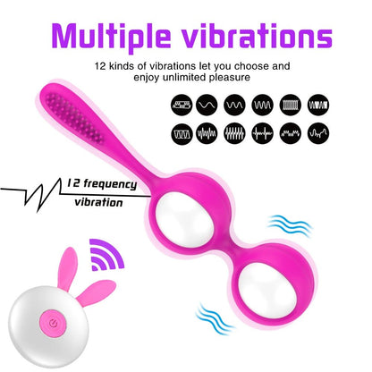 Silicone Smart Ball Vibrator for Women - Kegel Fitness Device