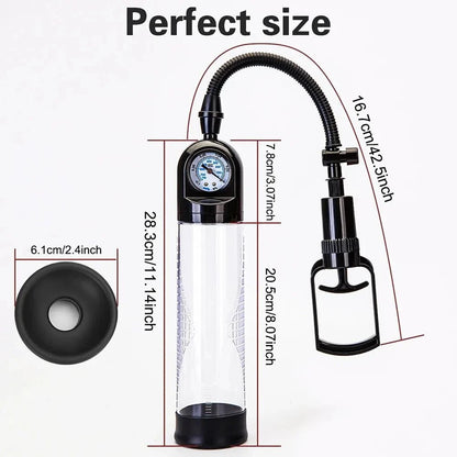 Electric Pump for Men Male Enhancement Ring Device