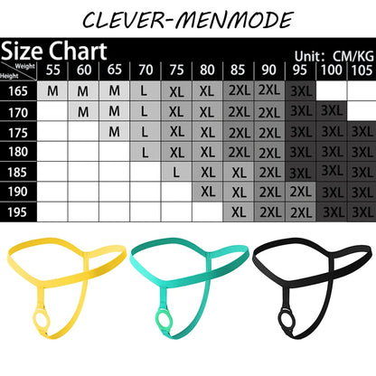 Men's Sexy Thong O-Ring Baring Lingerie T Back G String