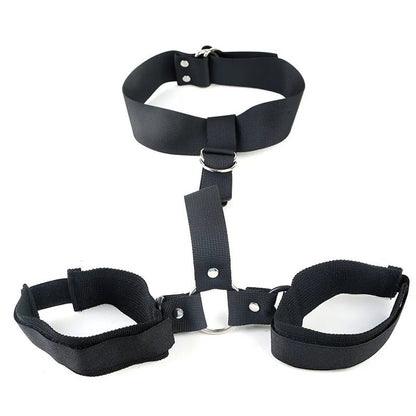 BDSM Back Handcuff Sex Toy Adjustable Couple Bondage Set