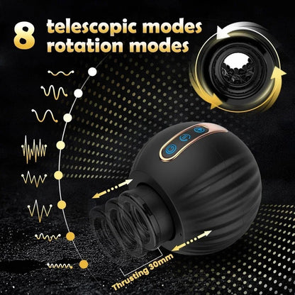 Male Toy Automatic Telescopic Rotation Cup for Ultimate Pleasure