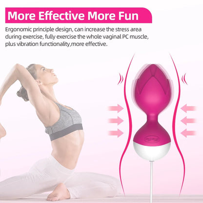 Remote Control Kegel Ball Trainer Wireless 10 Speeds Vibrator Use