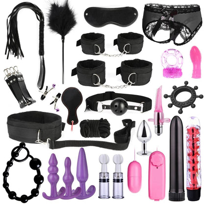 BDSM Love Set Bondage Kits Adult Toys for Women Pleasure