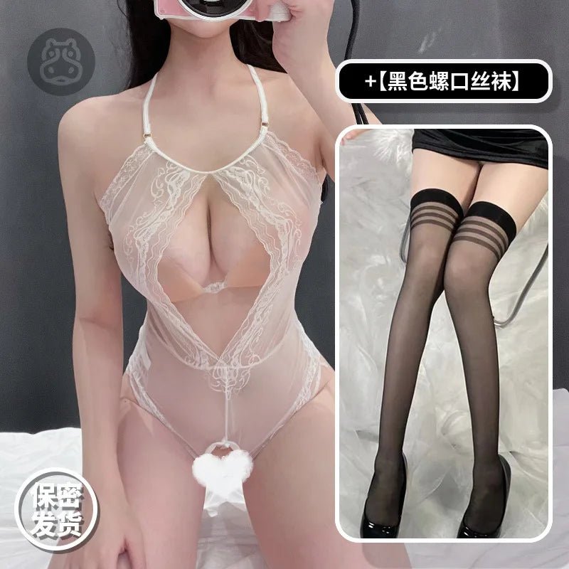 Sexy Seductive Cute Lingerie Bodysuits With Steel Support TNK8