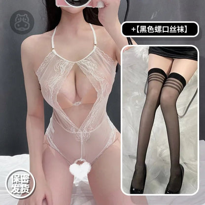 Sexy Seductive Cute Lingerie Bodysuits With Steel Support TNK8