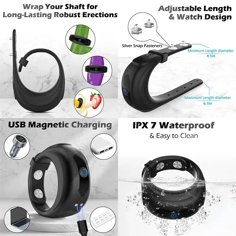 Sexual Desire Rings For Urethral Vibe Toys Enhanced Pleasure