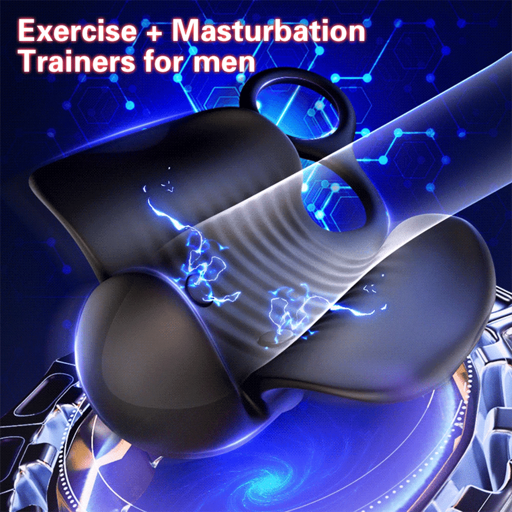 Training Endurance Vibrator Electric Shock Device for Men