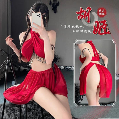 Tentation Hanfu chinoise Ancienne femme de chambre perse et égyptienne Cosplay