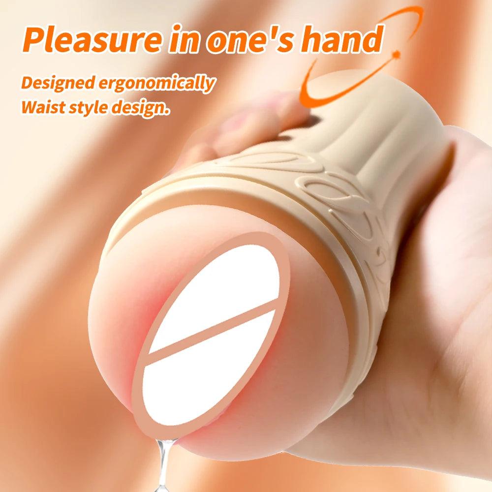 Pusssy Mandlige Masturbator Massager Sexlegetøj