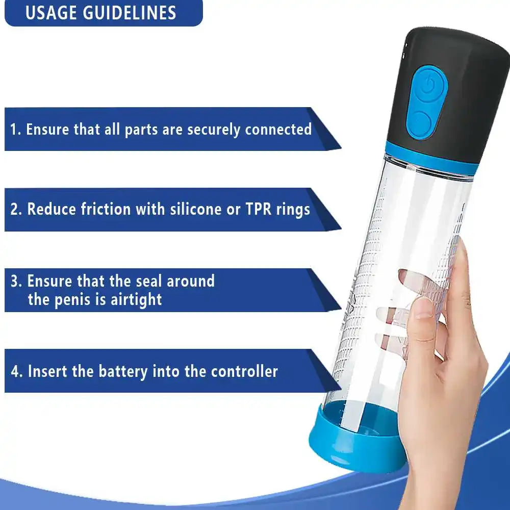 Manyjoy Electric Pump Waterproof Vacuum Enhancer Device