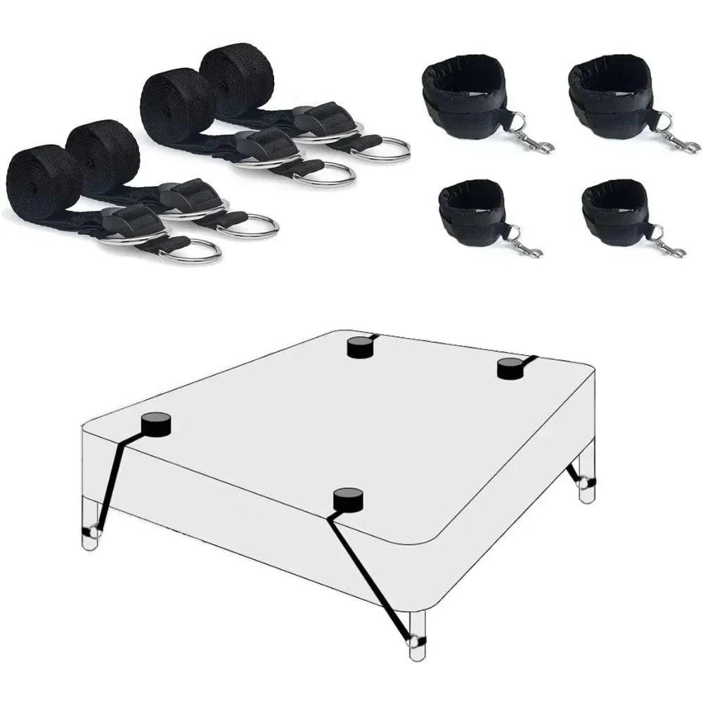 Bed BDSM Kit Set Sex Toy Handcuffs for Couple Adventure