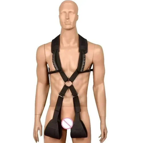 Adjustable Bondage Restraint System Nylon Belt Set for Couples