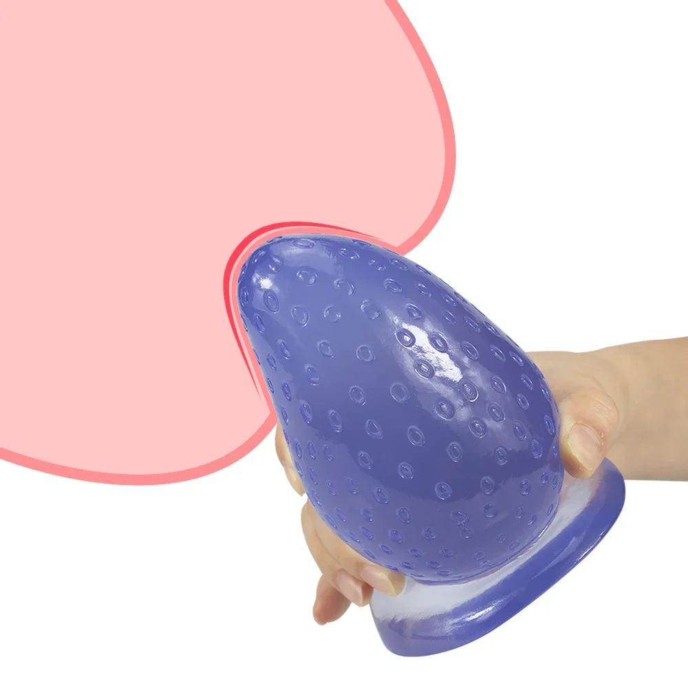 Strawberry Silikone Kæmpe Anal Plug
