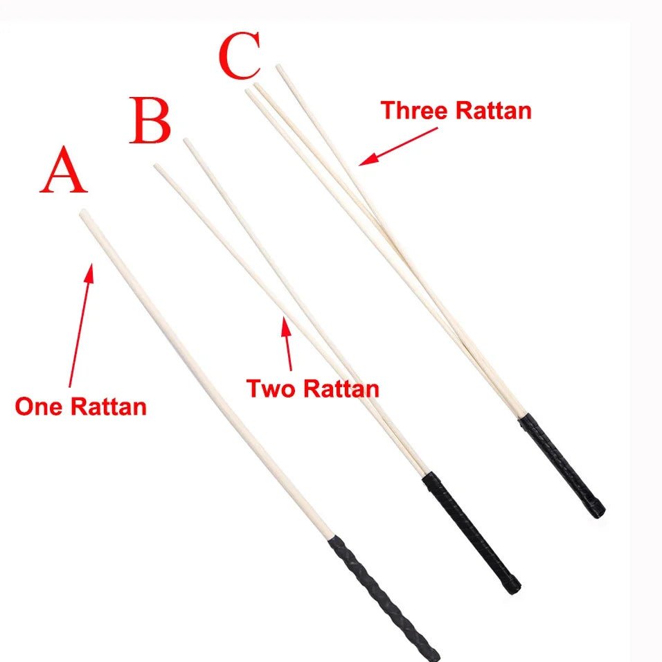 Wholesale BDSM Accessories Rattan 60CM Tough Spanking Whip