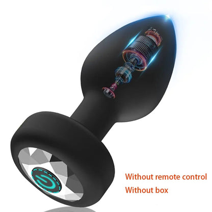 Plug Vibrator 10 Speeds Butt Plug Prostate Massager