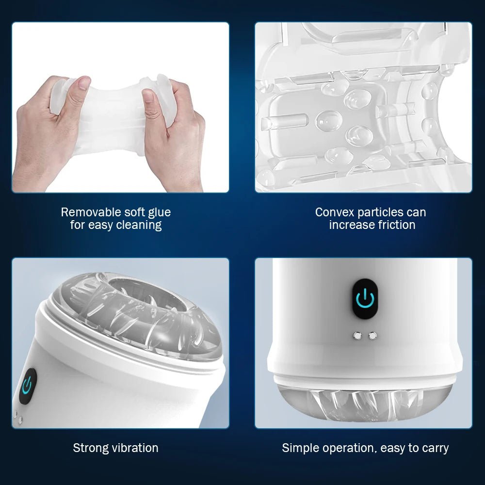 Hands-Free Vibrating Stroker for Ultimate Pleasure Experience