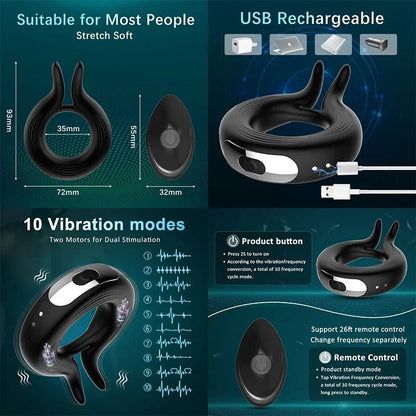 Sexual Desire Rings For Urethral Vibe Toys Enhanced Pleasure