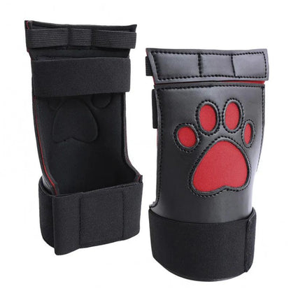 Jeu pour adultes BDSM Bondage Gant en cuir Fétiche Animal de compagnie Chien Jeu de rôle
