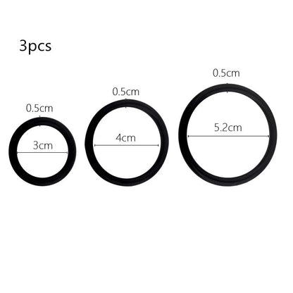 3/4PCS Ring Trainer for Delayed Performance Enhancement Men