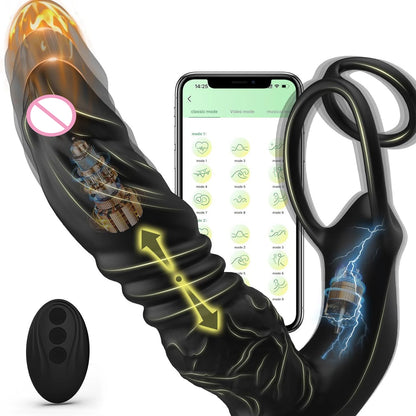 5-in-1 Men's Thrust Prostate Massager Vibrator Device