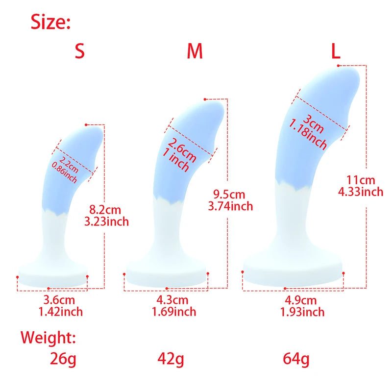 Silicone Crystal Anal Plug |Crystal Base Butt Plug|Passionplayhousexxx