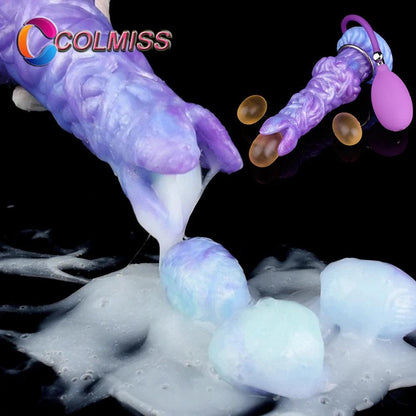 COLMISS Silikone Pneumatisk Ovipositor Dildo