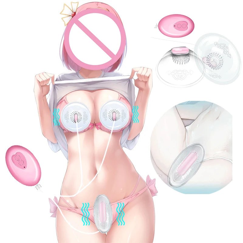 Breast Massager Nipple Sucking Vacuum Vibrator for Women