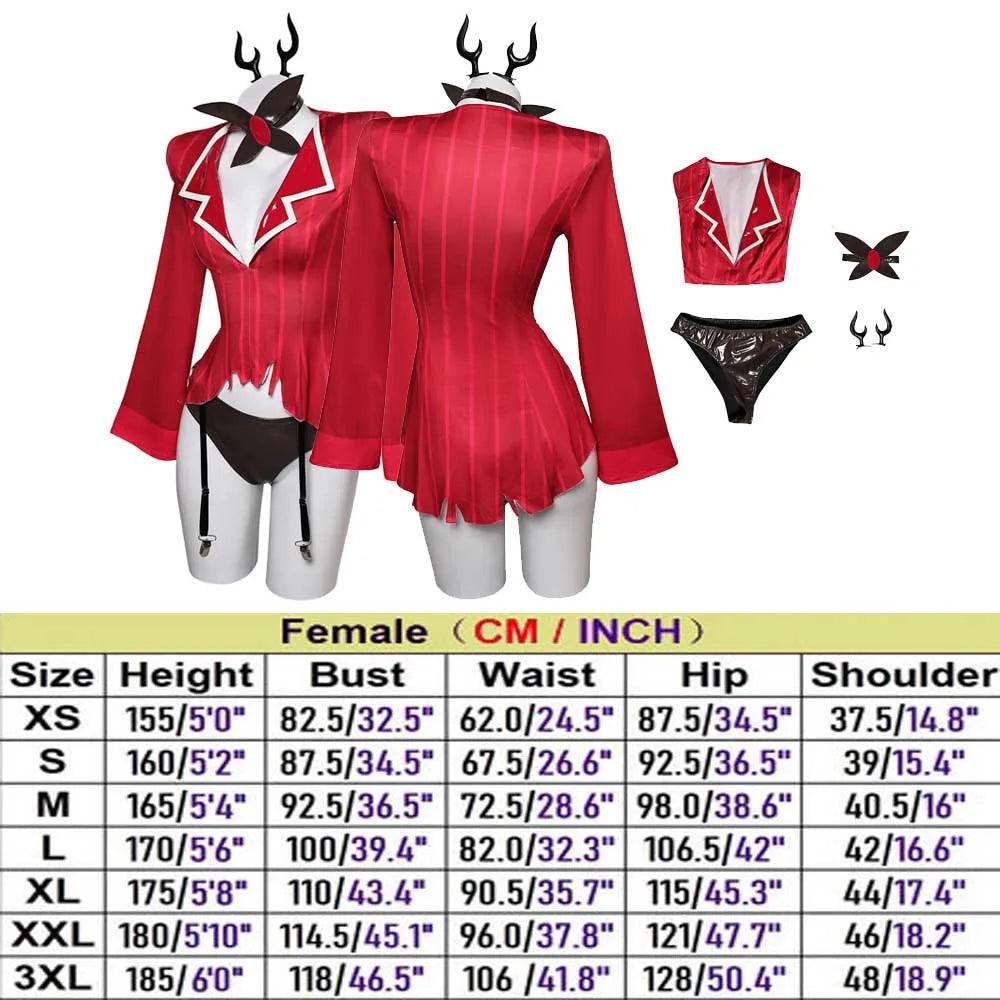 Costume de lingerie sexy pour femme adulte, cosplay, hôtel, Alastor